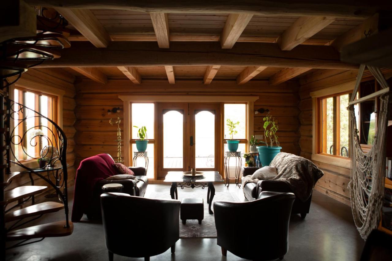 Hebergement "La Maison En Bois Rond" Sainte-Marie Eksteriør bilde