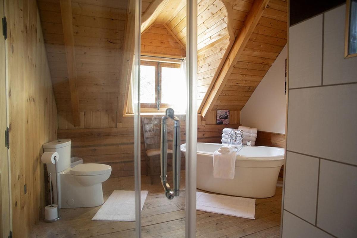 Hebergement "La Maison En Bois Rond" Sainte-Marie Eksteriør bilde