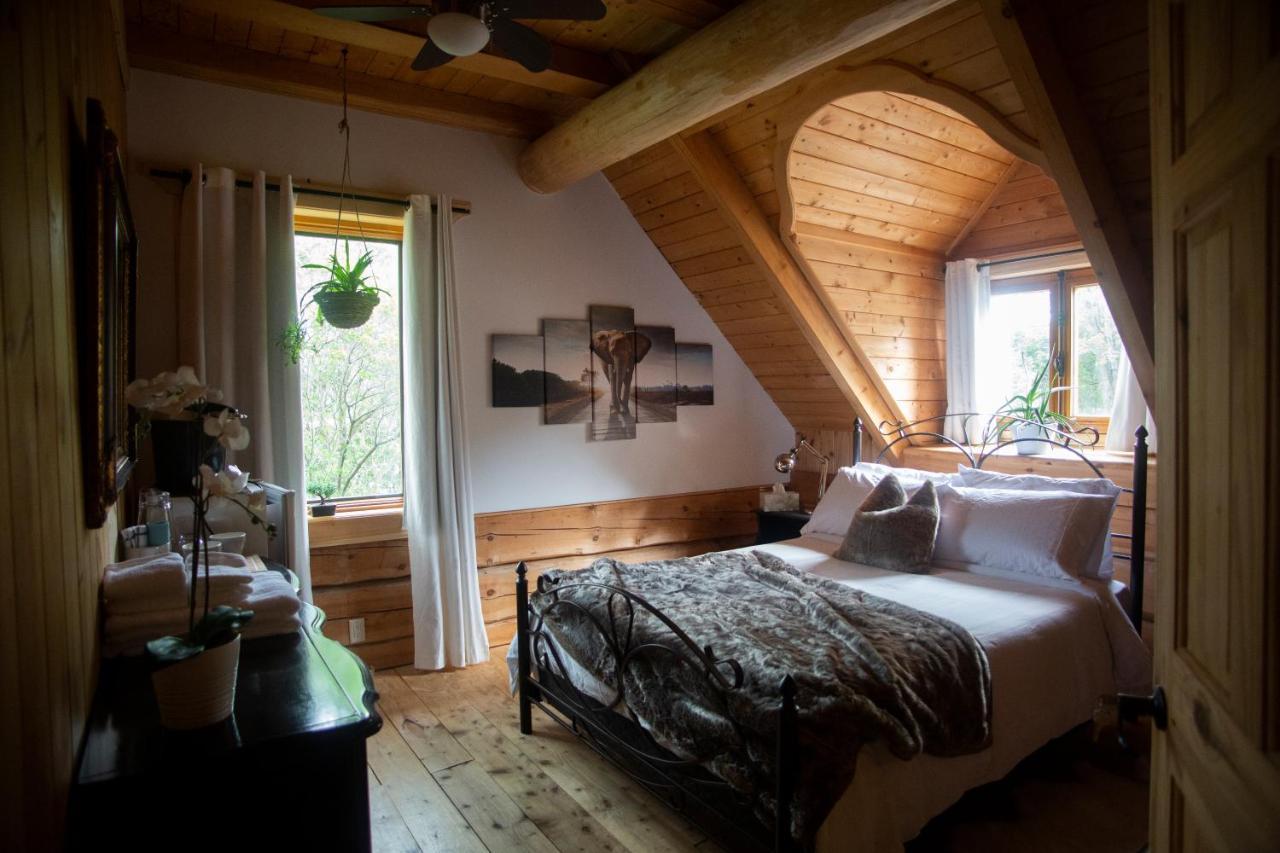 Hebergement "La Maison En Bois Rond" Sainte-Marie Eksteriør bilde