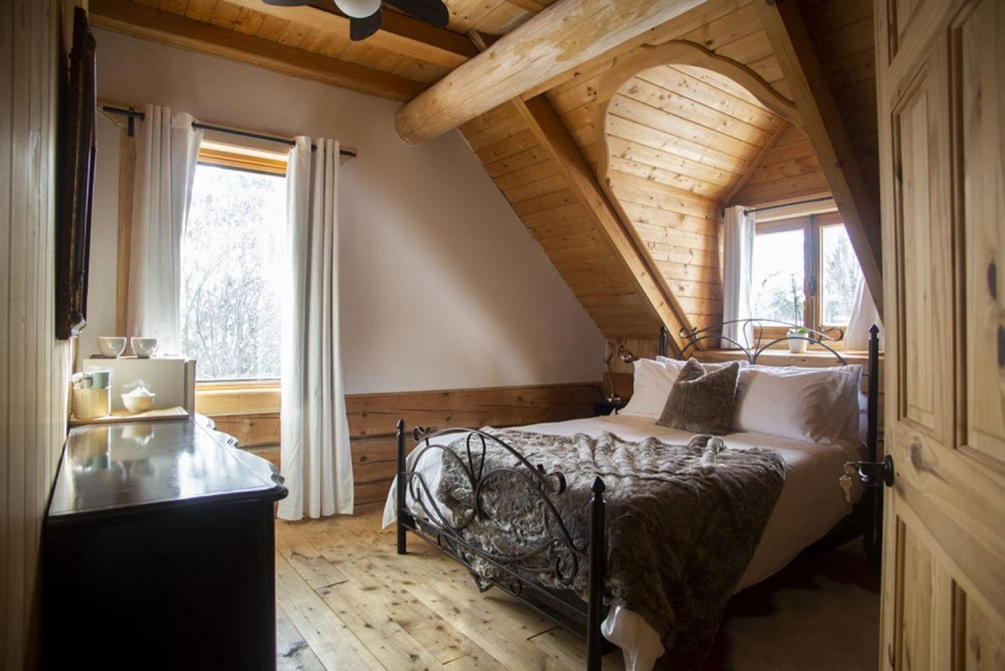 Hebergement "La Maison En Bois Rond" Sainte-Marie Rom bilde